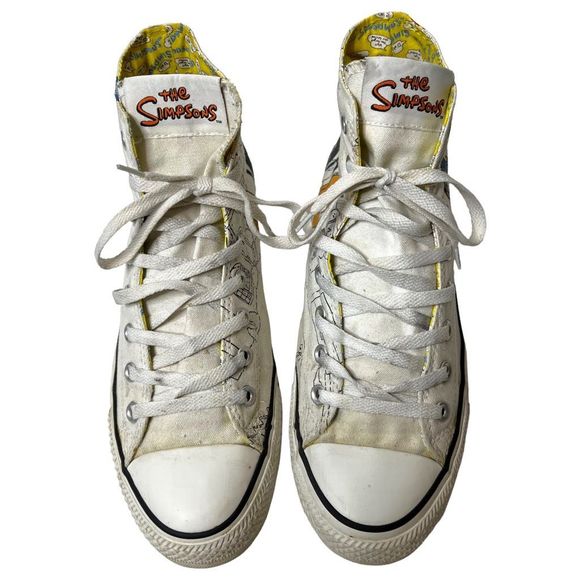 The Simpsons x Converse All Star Graphic 25 Years Hi-top Sneakers Size Men’s 11 - Picture 6 of 11
